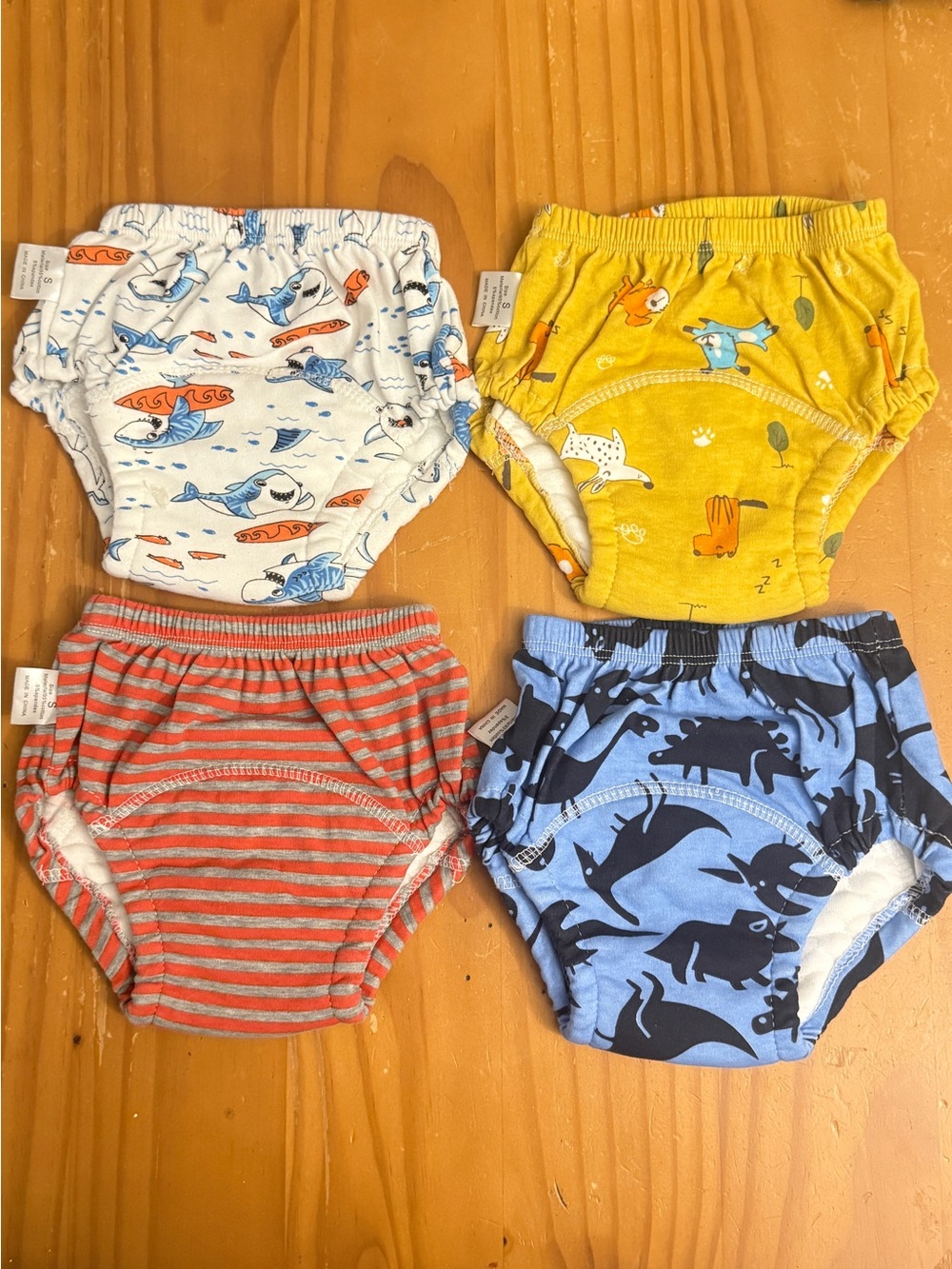 Toddler Potty Training Pants Set of 4 Size S